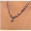 Image 2 : 18KT White Gold 6.26ctw Diamond Necklace