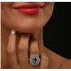 Image 7 : 18KT White Gold 2.42ct Tanzanite and Diamond Ring