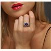 Image 1 : 14KT Yellow Gold 2.24ct Tanzanite and Diamond Ring