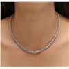 Image 1 : 14KT White Gold 11.55ctw Diamond Necklace