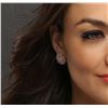 Image 3 : 14KT Rose Gold 2.48ctw Diamond Earrings