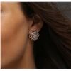 Image 5 : 14KT Rose Gold 2.48ctw Diamond Earrings