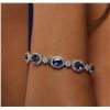 Image 5 : 14KT Two-Tone Gold 15.66ctw Tanzanite and Diamond Bracelet