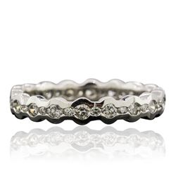 14KT White Gold 0.99ctw Diamond Ring