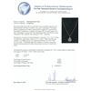 Image 5 : 14KT Rose Gold 2.77ct Aquamarine and Diamond Pendant with Chain