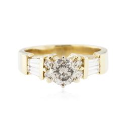 14KT Yellow Gold 1.40ctw Diamond Ring