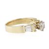 Image 2 : 14KT Yellow Gold 1.40ctw Diamond Ring