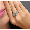 Image 2 : 18KT White Gold 1.37ctw Diamond Ring
