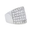 Image 2 : 14KT White Gold 8.10ctw Diamond Ring