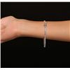 Image 5 : 14KT White Gold 6.12ctw Diamond Tennis Bracelet