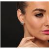 Image 3 : 14KT White Gold 1.64ctw Diamond Earrings
