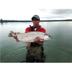 Alaska 4 Day - 5 Night World Class Trophy Rainbow Trout and Silver (Coho) Salmon Fishing on the Kena