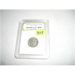 1929 BUFFALO NICKEL *CERTIFIED BY INTERNATIONAL NUMISMATIC BUREAU* NICE EARLY FINE GRADE NICKEL!!