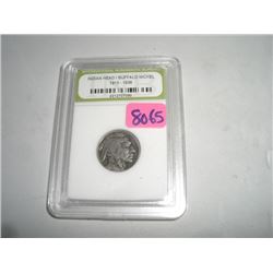 1925 *RARE KEY DATE* BUFFALO NICKEL *CERTIFIED BY INTERNATIONAL NUMISMATIC BUREAU* NICE EARLY VERY G