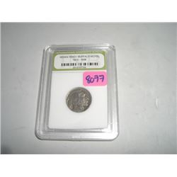 1936 BUFFALO NICKEL *CERTIFIED BY INTERNATIONAL NUMISMATIC BUREAU* NICE EARLY VERY GOOD GRADE NICKEL