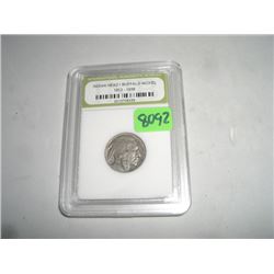 1920 BUFFALO NICKEL *CERTIFIED BY INTERNATIONAL NUMISMATIC BUREAU* NICE EARLY GOOD GRADE NICKEL!!