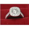 Image 1 : 14KT WHITE GOLD DIAMOND RING SIZE: 6.1