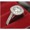 Image 2 : 14KT WHITE GOLD DIAMOND RING SIZE: 6.1