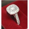 Image 3 : 14KT WHITE GOLD DIAMOND RING SIZE: 6.1
