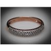 Image 1 : 14KT ROSE GOLD DIAMOND BAND SIZE:7.5