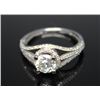 Image 2 : 14KT LADIES WHITE GOLD DIAMOND RING SIZE:6.25