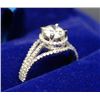Image 3 : 14KT LADIES WHITE GOLD DIAMOND RING SIZE:6.25