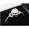 Image 3 : 14KT LADIES WHITE GOLD DIAMOND RING SIZE:6.25