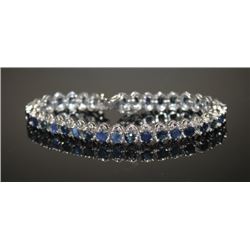 .925 SILVER SAPPHIRE BRACELET