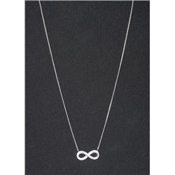 10KT. LADIES WHITE GOLD DIAMOND NECKLACE