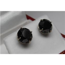 14KT. WHITE GOLD DIAMOND EARRINGS