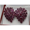 Image 2 : .925 SILVER RUBY EARRINGS