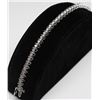 Image 1 : 14K WHITE GOLD DIAMOND TENNIS BRACELET