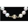 Image 2 : 14KT CULTURED FRESH WATER PEARL NECKLACE