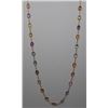 Image 1 : 14KT YELLOW GOLD SAPPHIRE NECKLACE