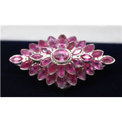 .925 STERLING SILVER RUBY RING SIZE:6.5