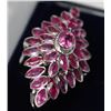 Image 2 : .925 STERLING SILVER RUBY RING SIZE:6.5