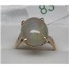 Image 1 : 10KT GOLD OPAL RING, SIZE:6