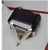 Image 2 : STAMPED .925 SILVER AMETHYST RING SIZE:8.5
