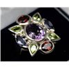 Image 2 : STAMPED .925 STERLING SILVER GEMSTONE RING