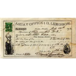 David Lundbom Assay Report from Austin, Nevada