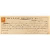 Image 1 : Rare Conrad Wiegand Bullion Receipt, Gold Hill Assay Office