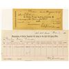 Image 1 : Two Documents for Comstock Gold Bars Going to CC Mint