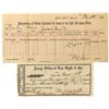 Image 1 : Two Comstock Assay Receipts