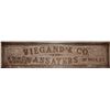 Image 1 : Original Wiegand & Co. Assayer Sign