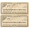 Image 1 : Two Grass Valley Gold Mining Stock Certificates