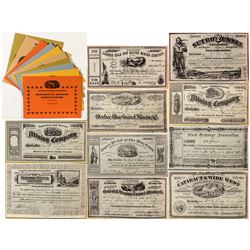 Series of Famous Mining Stock Reprints