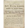 Image 1 : Card Announcing Meeting for Black Hawk Gold Mining Co.