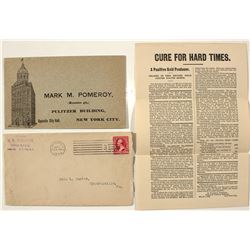 Cure for Hard Times pamphlet and envelopes