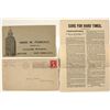Image 1 : Cure for Hard Times pamphlet and envelopes
