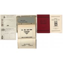 Clear Creek Mining Booklets & Documents